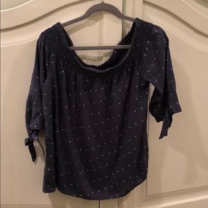 Off the shoulder shirt